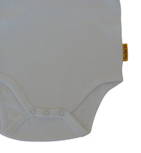 White toddler body suit in sizes 2T, 3T, 4T  and 5T