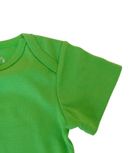 Green toddler body suit in sizes 2T, 3T, 4T  and 5T